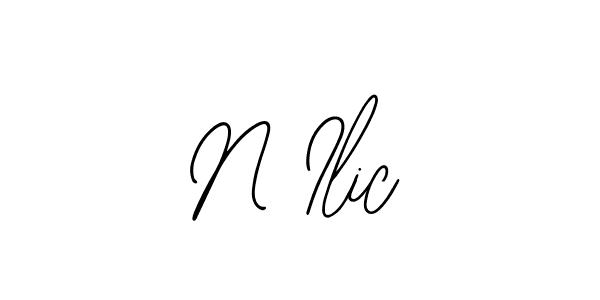 It looks lik you need a new signature style for name N Ilic. Design unique handwritten (Bearetta-2O07w) signature with our free signature maker in just a few clicks. N Ilic signature style 12 images and pictures png