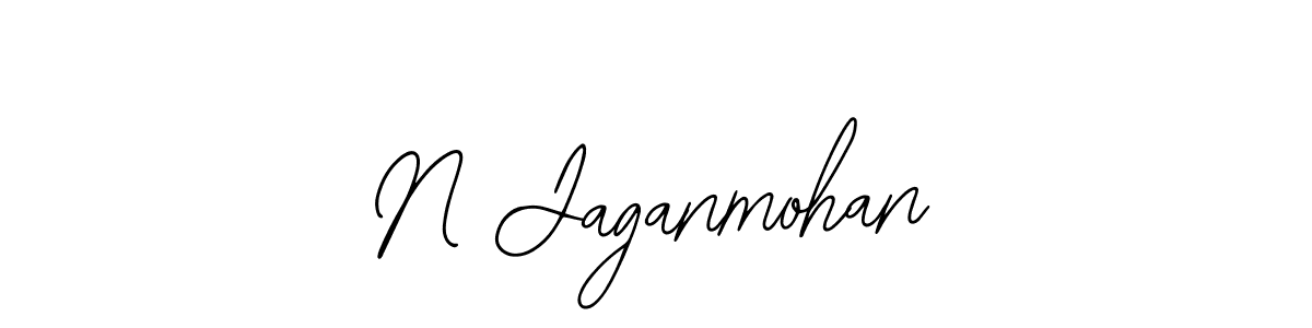 Design your own signature with our free online signature maker. With this signature software, you can create a handwritten (Bearetta-2O07w) signature for name N Jaganmohan. N Jaganmohan signature style 12 images and pictures png