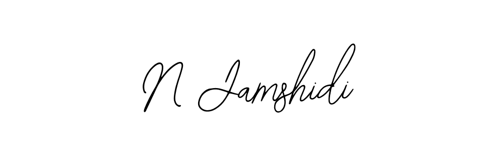 Also we have N Jamshidi name is the best signature style. Create professional handwritten signature collection using Bearetta-2O07w autograph style. N Jamshidi signature style 12 images and pictures png