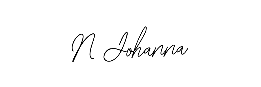 Create a beautiful signature design for name N Johanna. With this signature (Bearetta-2O07w) fonts, you can make a handwritten signature for free. N Johanna signature style 12 images and pictures png