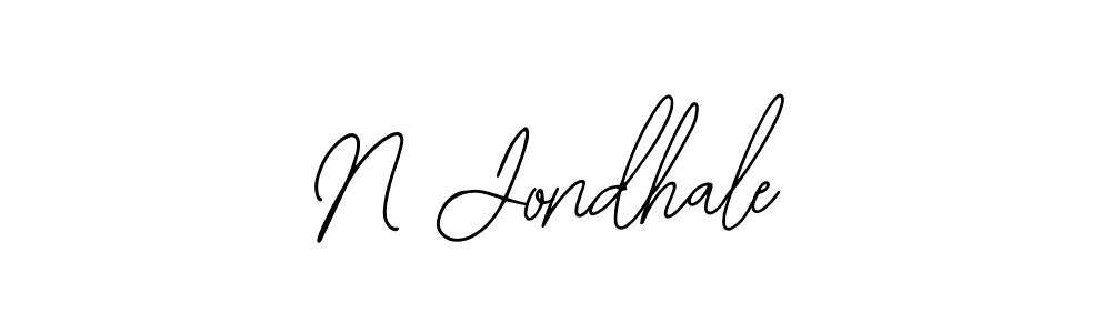 Best and Professional Signature Style for N Jondhale. Bearetta-2O07w Best Signature Style Collection. N Jondhale signature style 12 images and pictures png