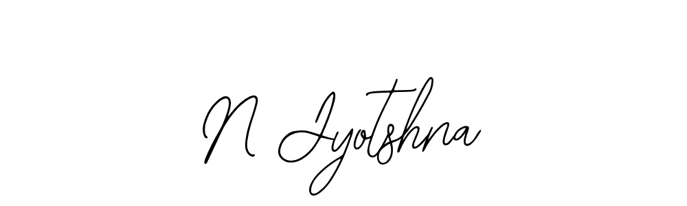 The best way (Bearetta-2O07w) to make a short signature is to pick only two or three words in your name. The name N Jyotshna include a total of six letters. For converting this name. N Jyotshna signature style 12 images and pictures png