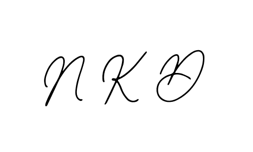 Also we have N K D name is the best signature style. Create professional handwritten signature collection using Bearetta-2O07w autograph style. N K D signature style 12 images and pictures png