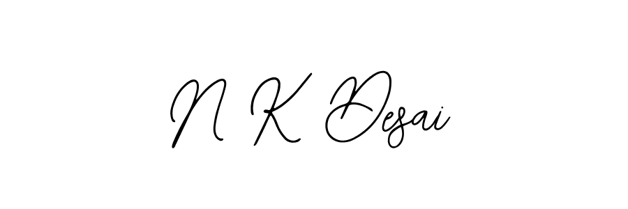 Use a signature maker to create a handwritten signature online. With this signature software, you can design (Bearetta-2O07w) your own signature for name N K Desai. N K Desai signature style 12 images and pictures png