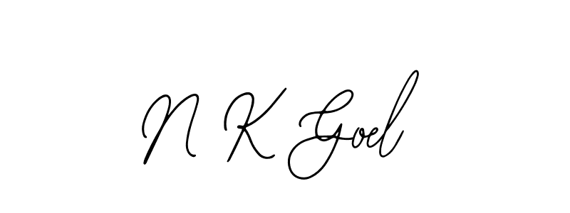 You can use this online signature creator to create a handwritten signature for the name N K Goel. This is the best online autograph maker. N K Goel signature style 12 images and pictures png
