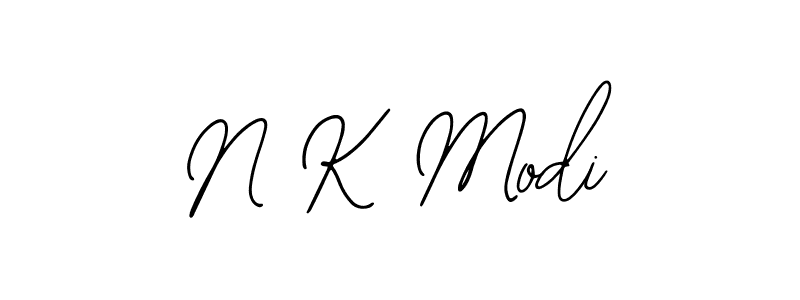 Make a beautiful signature design for name N K Modi. With this signature (Bearetta-2O07w) style, you can create a handwritten signature for free. N K Modi signature style 12 images and pictures png