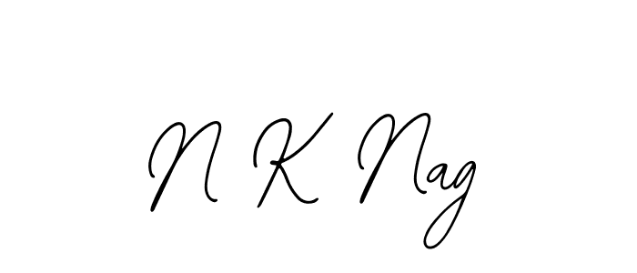Bearetta-2O07w is a professional signature style that is perfect for those who want to add a touch of class to their signature. It is also a great choice for those who want to make their signature more unique. Get N K Nag name to fancy signature for free. N K Nag signature style 12 images and pictures png