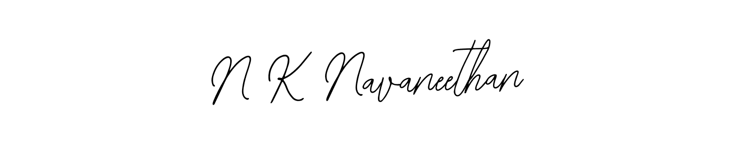 How to make N K Navaneethan signature? Bearetta-2O07w is a professional autograph style. Create handwritten signature for N K Navaneethan name. N K Navaneethan signature style 12 images and pictures png