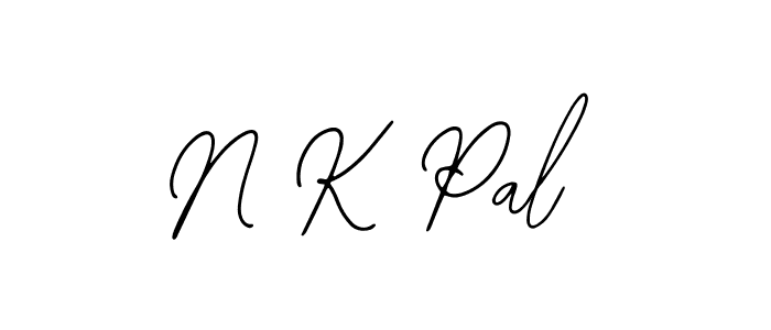 How to make N K Pal signature? Bearetta-2O07w is a professional autograph style. Create handwritten signature for N K Pal name. N K Pal signature style 12 images and pictures png
