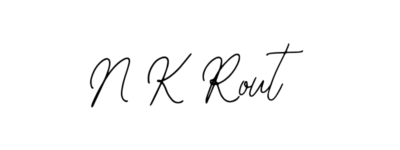 if you are searching for the best signature style for your name N K Rout. so please give up your signature search. here we have designed multiple signature styles  using Bearetta-2O07w. N K Rout signature style 12 images and pictures png