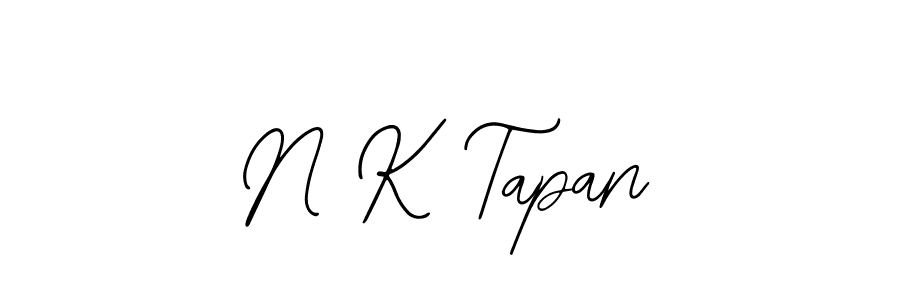 Similarly Bearetta-2O07w is the best handwritten signature design. Signature creator online .You can use it as an online autograph creator for name N K Tapan. N K Tapan signature style 12 images and pictures png