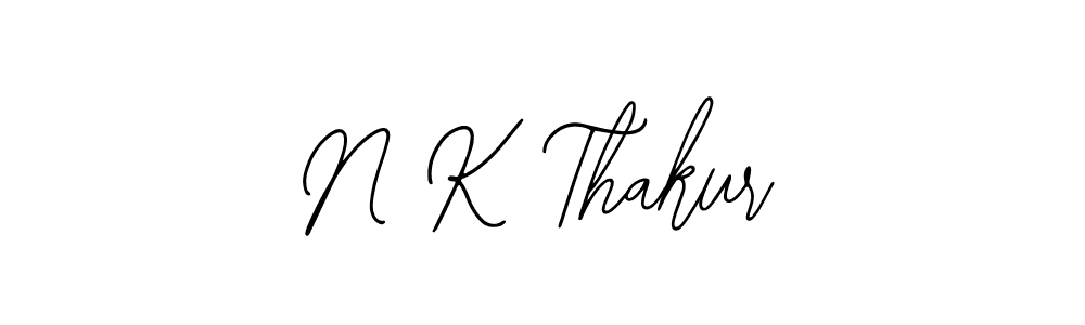 The best way (Bearetta-2O07w) to make a short signature is to pick only two or three words in your name. The name N K Thakur include a total of six letters. For converting this name. N K Thakur signature style 12 images and pictures png