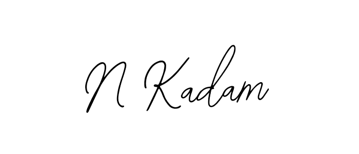 You can use this online signature creator to create a handwritten signature for the name N Kadam. This is the best online autograph maker. N Kadam signature style 12 images and pictures png