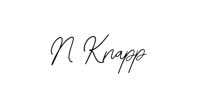 The best way (Bearetta-2O07w) to make a short signature is to pick only two or three words in your name. The name N Knapp include a total of six letters. For converting this name. N Knapp signature style 12 images and pictures png