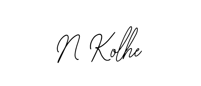 How to make N Kolhe signature? Bearetta-2O07w is a professional autograph style. Create handwritten signature for N Kolhe name. N Kolhe signature style 12 images and pictures png