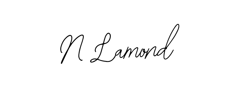 How to make N Lamond signature? Bearetta-2O07w is a professional autograph style. Create handwritten signature for N Lamond name. N Lamond signature style 12 images and pictures png