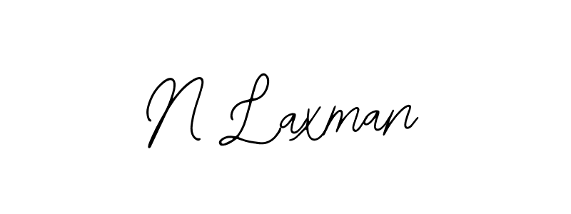 Bearetta-2O07w is a professional signature style that is perfect for those who want to add a touch of class to their signature. It is also a great choice for those who want to make their signature more unique. Get N Laxman name to fancy signature for free. N Laxman signature style 12 images and pictures png