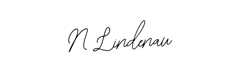 Make a beautiful signature design for name N Lindenau. With this signature (Bearetta-2O07w) style, you can create a handwritten signature for free. N Lindenau signature style 12 images and pictures png