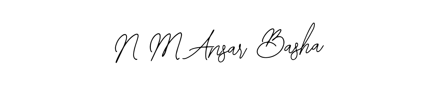 Similarly Bearetta-2O07w is the best handwritten signature design. Signature creator online .You can use it as an online autograph creator for name N M Ansar Basha. N M Ansar Basha signature style 12 images and pictures png