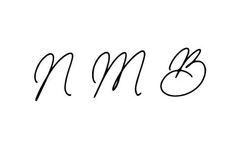 N M B stylish signature style. Best Handwritten Sign (Bearetta-2O07w) for my name. Handwritten Signature Collection Ideas for my name N M B. N M B signature style 12 images and pictures png