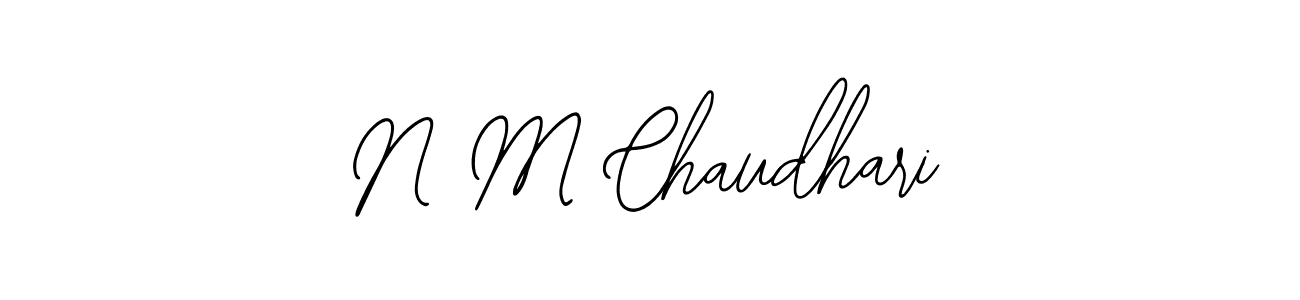 Similarly Bearetta-2O07w is the best handwritten signature design. Signature creator online .You can use it as an online autograph creator for name N M Chaudhari. N M Chaudhari signature style 12 images and pictures png