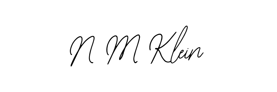 Use a signature maker to create a handwritten signature online. With this signature software, you can design (Bearetta-2O07w) your own signature for name N M Klein. N M Klein signature style 12 images and pictures png