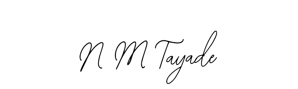 Create a beautiful signature design for name N M Tayade. With this signature (Bearetta-2O07w) fonts, you can make a handwritten signature for free. N M Tayade signature style 12 images and pictures png