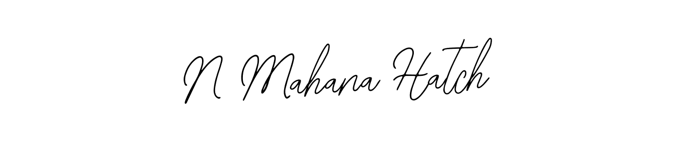 Similarly Bearetta-2O07w is the best handwritten signature design. Signature creator online .You can use it as an online autograph creator for name N Mahana Hatch. N Mahana Hatch signature style 12 images and pictures png