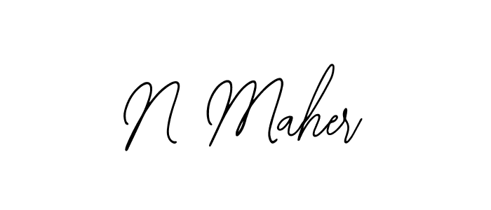 You can use this online signature creator to create a handwritten signature for the name N Maher. This is the best online autograph maker. N Maher signature style 12 images and pictures png