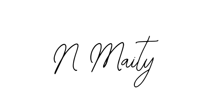 N Maity stylish signature style. Best Handwritten Sign (Bearetta-2O07w) for my name. Handwritten Signature Collection Ideas for my name N Maity. N Maity signature style 12 images and pictures png