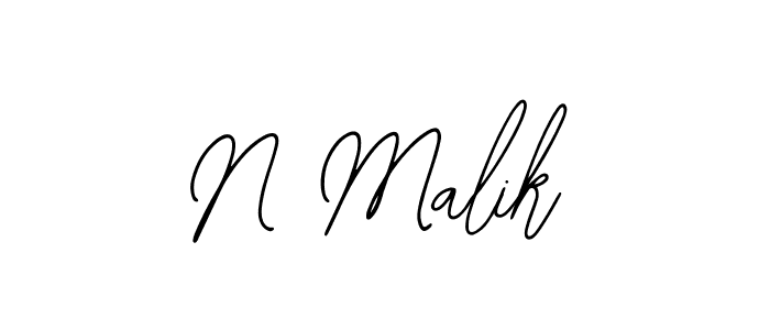 The best way (Bearetta-2O07w) to make a short signature is to pick only two or three words in your name. The name N Malik include a total of six letters. For converting this name. N Malik signature style 12 images and pictures png