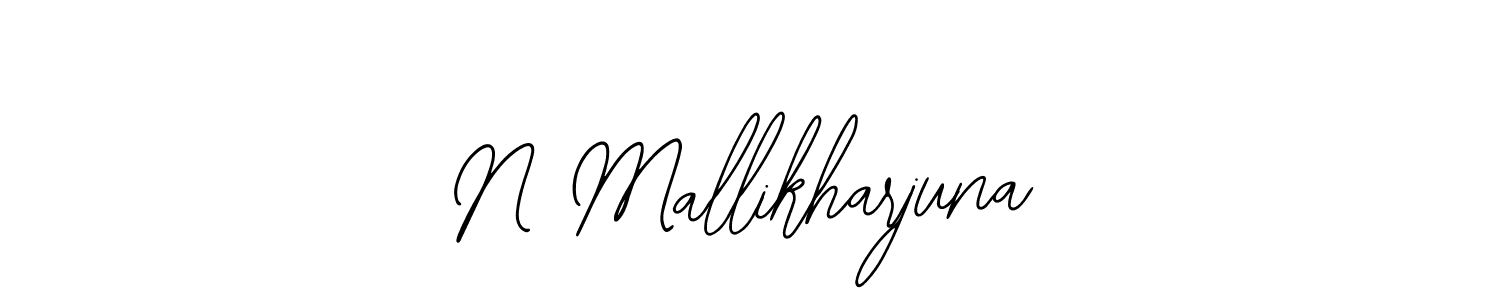 Create a beautiful signature design for name N Mallikharjuna. With this signature (Bearetta-2O07w) fonts, you can make a handwritten signature for free. N Mallikharjuna signature style 12 images and pictures png