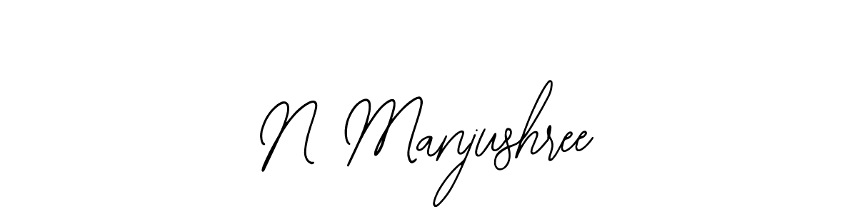 This is the best signature style for the N Manjushree name. Also you like these signature font (Bearetta-2O07w). Mix name signature. N Manjushree signature style 12 images and pictures png
