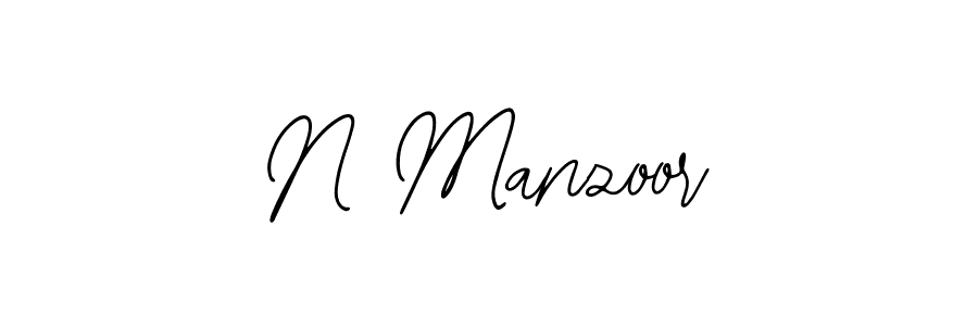 You should practise on your own different ways (Bearetta-2O07w) to write your name (N Manzoor) in signature. don't let someone else do it for you. N Manzoor signature style 12 images and pictures png