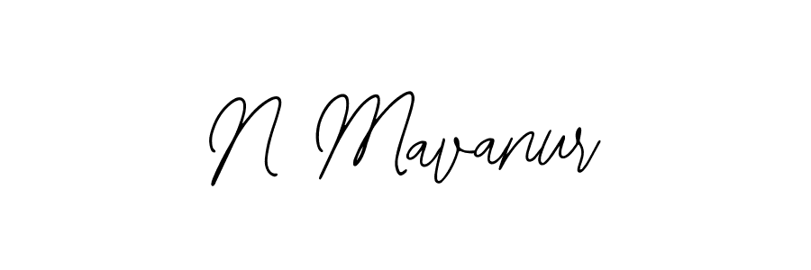 Also we have N Mavanur name is the best signature style. Create professional handwritten signature collection using Bearetta-2O07w autograph style. N Mavanur signature style 12 images and pictures png