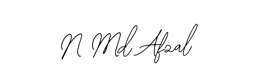 Make a beautiful signature design for name N Md Afzal. With this signature (Bearetta-2O07w) style, you can create a handwritten signature for free. N Md Afzal signature style 12 images and pictures png