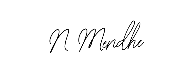 Best and Professional Signature Style for N Mendhe. Bearetta-2O07w Best Signature Style Collection. N Mendhe signature style 12 images and pictures png