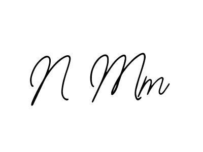 Make a beautiful signature design for name N Mm. With this signature (Bearetta-2O07w) style, you can create a handwritten signature for free. N Mm signature style 12 images and pictures png