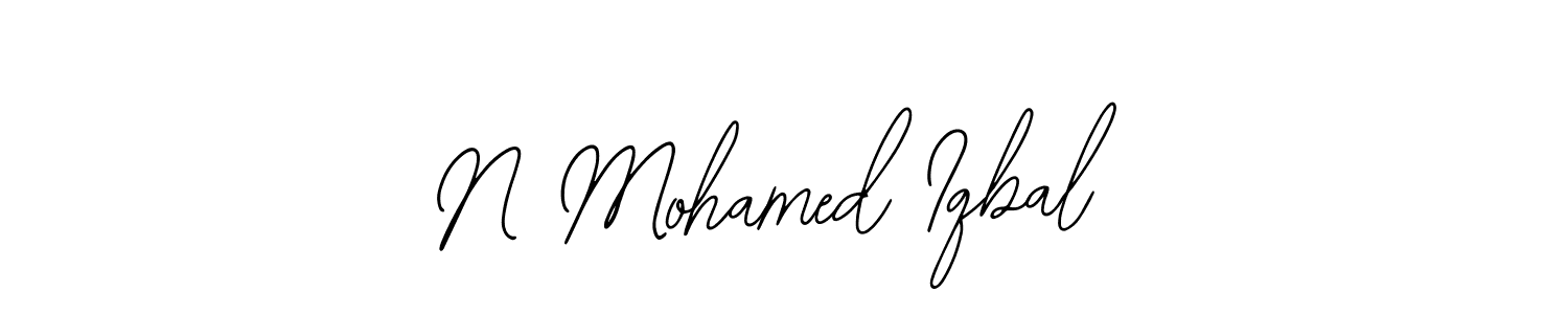 Also You can easily find your signature by using the search form. We will create N Mohamed Iqbal name handwritten signature images for you free of cost using Bearetta-2O07w sign style. N Mohamed Iqbal signature style 12 images and pictures png