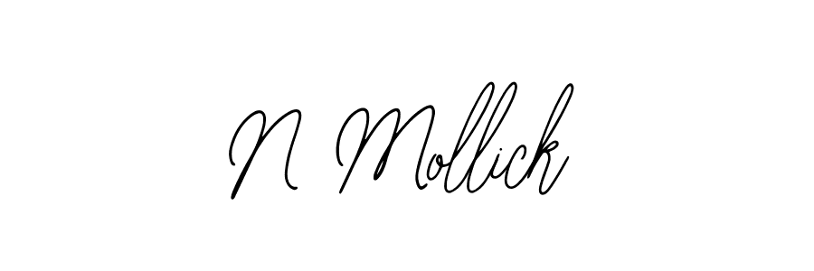 Bearetta-2O07w is a professional signature style that is perfect for those who want to add a touch of class to their signature. It is also a great choice for those who want to make their signature more unique. Get N Mollick name to fancy signature for free. N Mollick signature style 12 images and pictures png