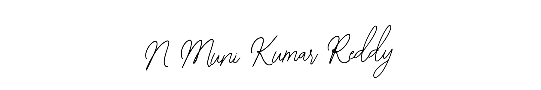 Make a beautiful signature design for name N Muni Kumar Reddy. Use this online signature maker to create a handwritten signature for free. N Muni Kumar Reddy signature style 12 images and pictures png