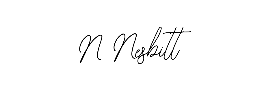 Bearetta-2O07w is a professional signature style that is perfect for those who want to add a touch of class to their signature. It is also a great choice for those who want to make their signature more unique. Get N Nesbitt name to fancy signature for free. N Nesbitt signature style 12 images and pictures png