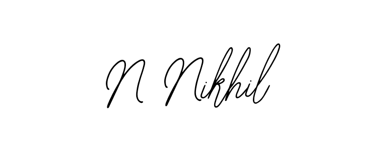 See photos of N Nikhil official signature by Spectra . Check more albums & portfolios. Read reviews & check more about Bearetta-2O07w font. N Nikhil signature style 12 images and pictures png