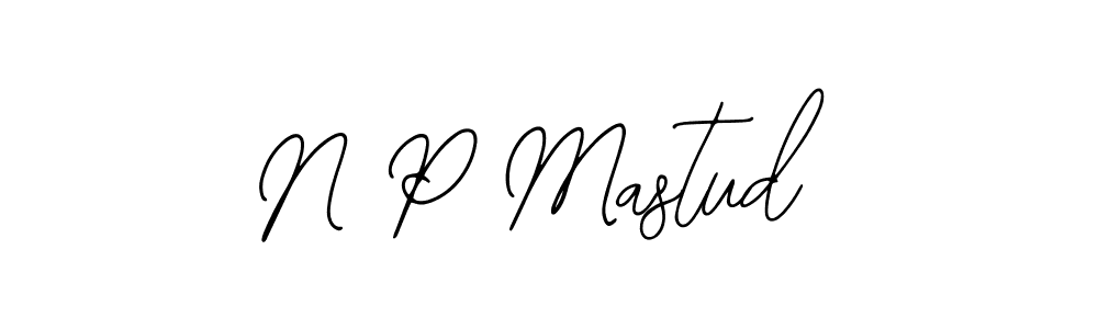 How to Draw N P Mastud signature style? Bearetta-2O07w is a latest design signature styles for name N P Mastud. N P Mastud signature style 12 images and pictures png