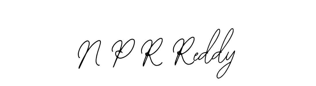 How to make N P R Reddy signature? Bearetta-2O07w is a professional autograph style. Create handwritten signature for N P R Reddy name. N P R Reddy signature style 12 images and pictures png