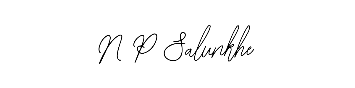 Make a beautiful signature design for name N P Salunkhe. Use this online signature maker to create a handwritten signature for free. N P Salunkhe signature style 12 images and pictures png