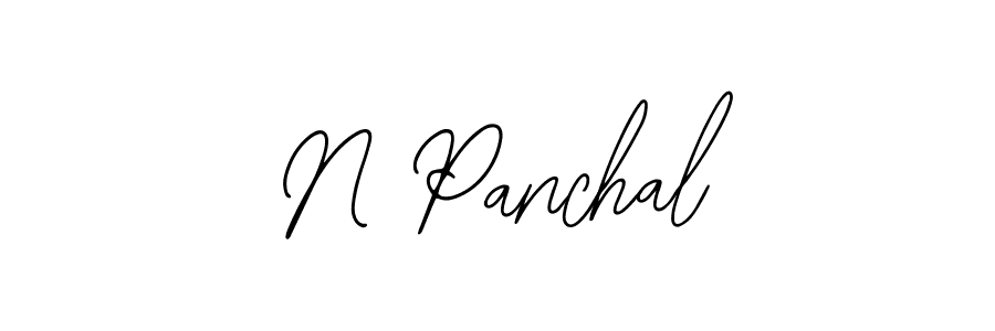 Create a beautiful signature design for name N Panchal. With this signature (Bearetta-2O07w) fonts, you can make a handwritten signature for free. N Panchal signature style 12 images and pictures png