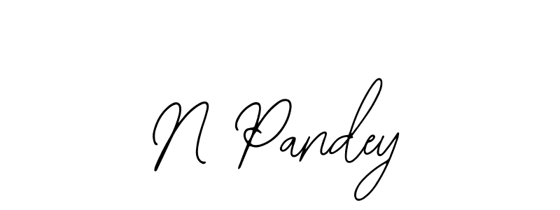 N Pandey stylish signature style. Best Handwritten Sign (Bearetta-2O07w) for my name. Handwritten Signature Collection Ideas for my name N Pandey. N Pandey signature style 12 images and pictures png