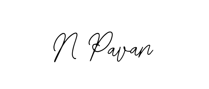 Design your own signature with our free online signature maker. With this signature software, you can create a handwritten (Bearetta-2O07w) signature for name N Pavan. N Pavan signature style 12 images and pictures png