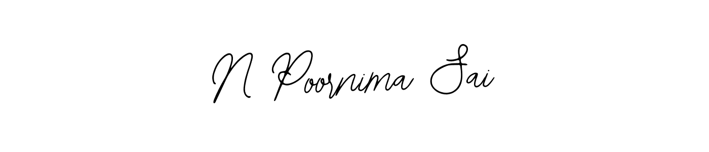It looks lik you need a new signature style for name N Poornima Sai. Design unique handwritten (Bearetta-2O07w) signature with our free signature maker in just a few clicks. N Poornima Sai signature style 12 images and pictures png